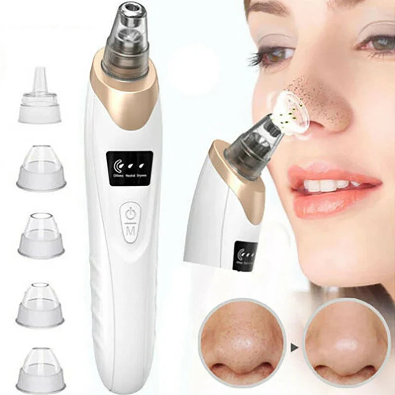 Face Pore Cleaner Blackhead Remover  Vacuum Facial Cleaning Beauty Machine