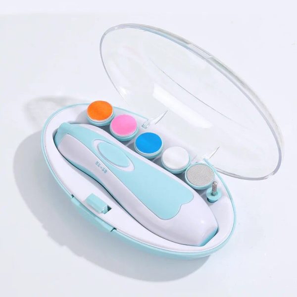 6-in-1 Safe and Efficient Multi-Functional Ergonomic Mini Electric Baby Nail Trimmer
