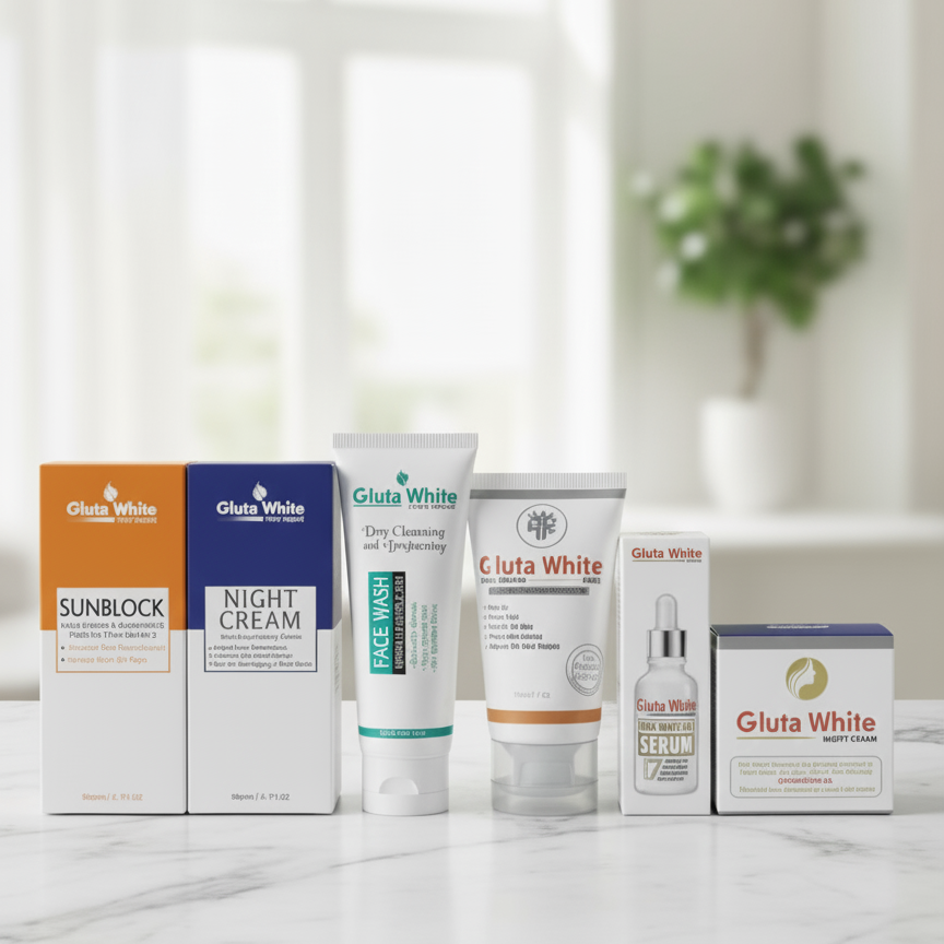 Gluta White 6 in 1 Skin Care Bundle